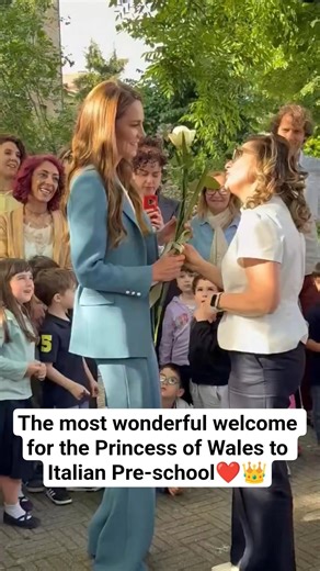 Lots of Love for #PrincessofWales today at Italian Pre School #shorts