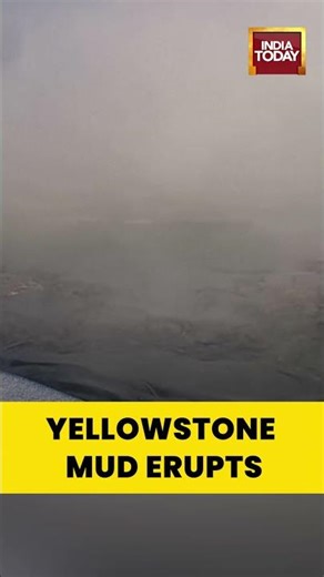 Muddy eruption at Yellowstone’s Black Diamond Pool stuns visitors with dramatic bubbling visuals