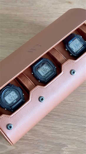 Casio W219H, Casio W218H, Casio W800H & a watch roll by Wristbuddys #casiowatch #wristbuddys #casio