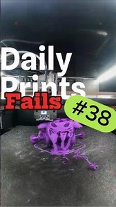 When prints fail... pt1 #3dprinting #fail