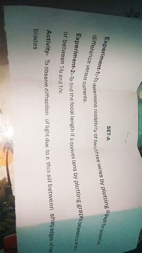 What kind of ques paper you get for your practical ? Physics # cls 12 #cbse