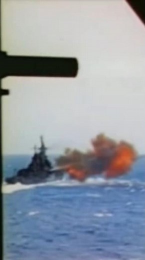 WWII Battleships Bombardment Footage – Color Naval Combat (1943–1945)