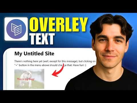 How To Add Text Over Images In Carrd (Tutorial 2026)