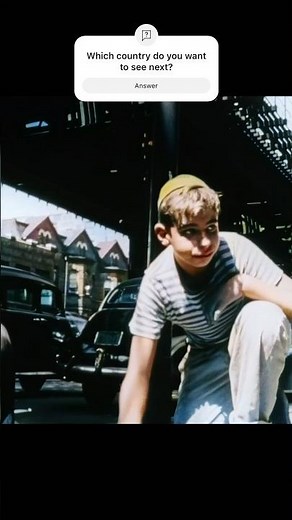 Colorized footage from USA in 1950!❤️ #historical