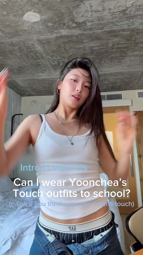 Wearing Yoonchae's Touch Outfits to School