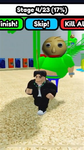 PLAY OBBY VS BALDI'S😂#shorts #roblox #shortsfeed #robloxshorts