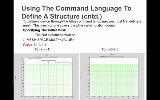 Silvaco TCAD ATLAS教程2，如何在SILVACO中定义网格，区域，材料，电极。