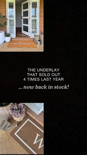 Jute Underlay Now Back in Stock – Style Your Entryway!