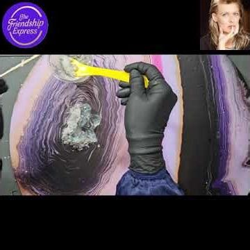 Beautiful Acrylic Resin Art Geode | Easy DIY For Everyone!