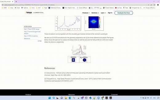 VCSEL laser Simulation (Part1- Lateral modal properties of VCSEL-Lumerical Mode)