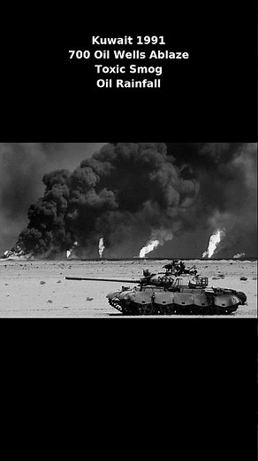 Kuwait Oil Fires Catastrophe 1991