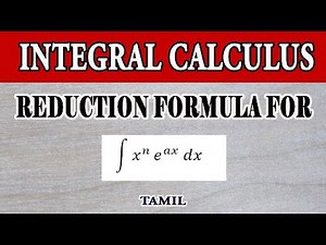 Reduction Formula | Integral Calculus | Maths Board Tamil