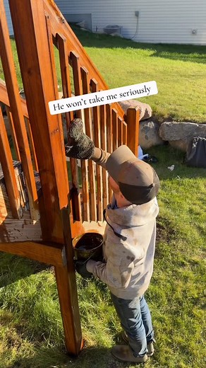 1.1K views · 33 reactions | He never takes me seriously anymore | Madison Stain and Seal | Facebook