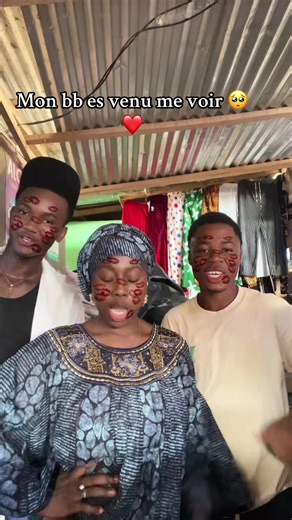 Mon bb es venu me voir 😍