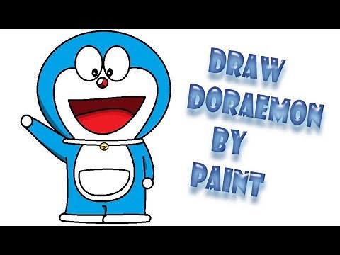 Draw Doraemon by Paint - Paint Art