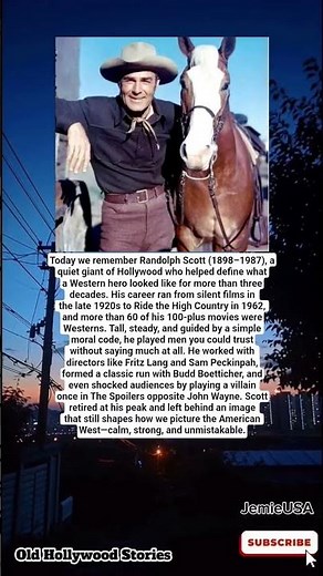 Why Randolph Scott Will Always Matter in Western Film History
