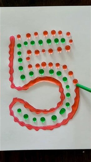 Reverse Play Color Drops ❤️💚❤️ #shorts #ytshorts #youtubekids #colormixing #art #satisfying #kids