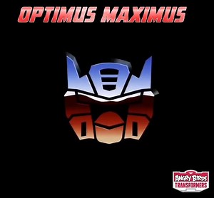 Optimus Maximus was Prowl's last-ditch attempt to protect the world of Caminus from Starscream. Brought together by the Enigma of Combination once more, this combiner vowed to stop conflict... Once and for all. | Angry Birds Transformers