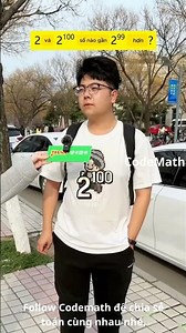Shocking! 99% Get This Math Trick Wrong: Is 2 or 2^{100} Closer to 2^{99}? #logicalmath #codemath...