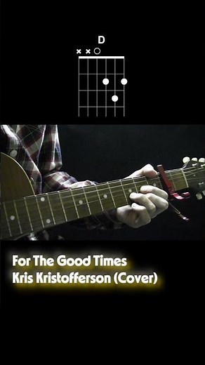 "For The Good Times" - Kris Kristofferson | Ray Price (Cover by Masa) w/ Guitar Chords #shorts