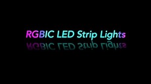 Govee RGBIC LED Strip, 2m Bluetooth LED Streifen steuerbar mit App, LED TV Hintergrundbeleuchtung Sync mit Musik, USB-Betrieb, für TV, PC, Deko, Party
