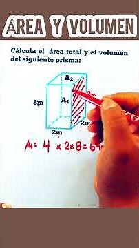 Area and Volume of a Prism.