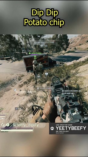 1.7K views · 4 comments | Sometimes ya Dip, other times ya potato chip you know? Follow for more Yeety_Beefy use code YeetyBeefy in the EA app or website! #EAPartner #redsec #battlefield #battlefieldredsec #battlefield6 | Yeety_Beefy | Facebook