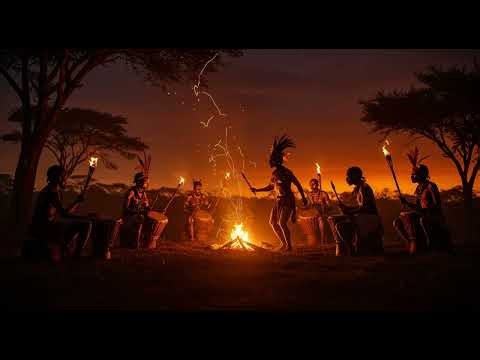 Ancient African Tribal Music | Deep Ethnic Drums & Spiritual Ritual Atmosphere