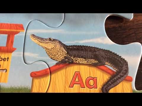 Melissa and Doug: 28 pc Alphabet Train Floor Puzzle