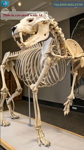 A lion skeleton and AI | Bio AI Art