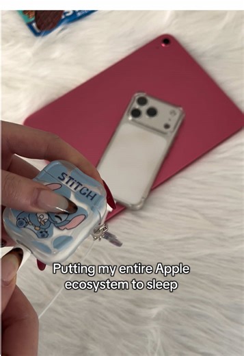 Putting my entire apple ecosystem to sleep 💤 #ipad #ipadgirly #ipadkid #ipadair #apple