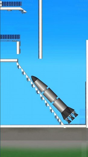 Big Rocket Launch 🚀 Massive Liftoff Mission | Spaceflight Simulator #shorts #sfs
