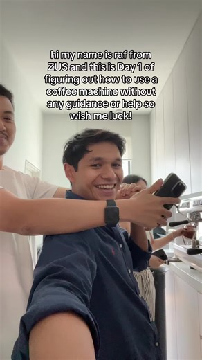 Day 1 of Learning to Use a Coffee Machine at ZUS Coffee