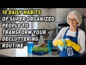 10 DAILY HABITS OF SUPER ORGANIZED PEOPLE TO TRANSFORM YOUR DECLUTTERING ROUTINE