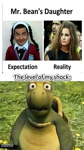 The Truth about Mr Bean daughter reality meme shorts