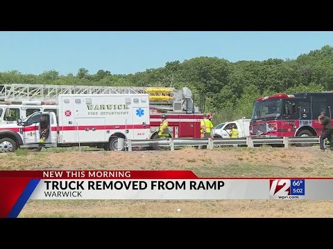 I-95 on-ramp reopens in Warwick after tractor-trailer crash