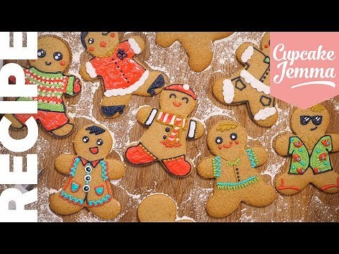 Classic Gingerbread Recipe & Decoration | Cupcake Jemma