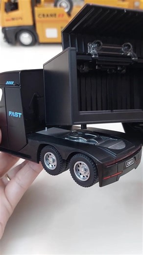 container truck semi trailer diecast asmr review #containertruck #diecast