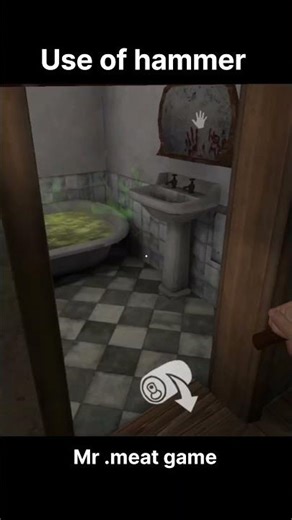 use of hammer 🔨🔨 mr .meat game