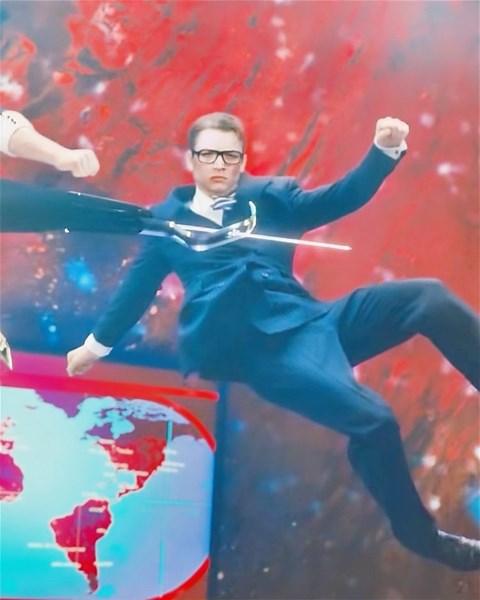 Kingsman: The Secret Service | Eggsy Uses the Poison Shoe Blade to Defeat Gazelle 👞☠️🔥