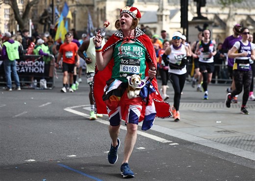 Tragic, uplifting, and bizarre stories at the 45th London Marathon