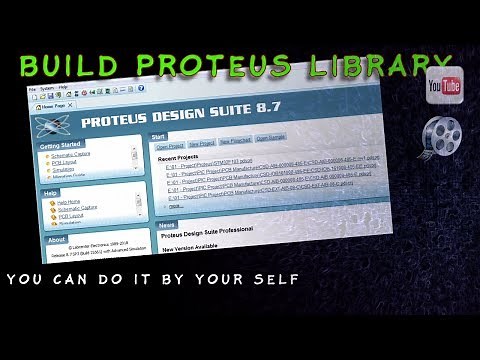 build STM32F103 proteus library