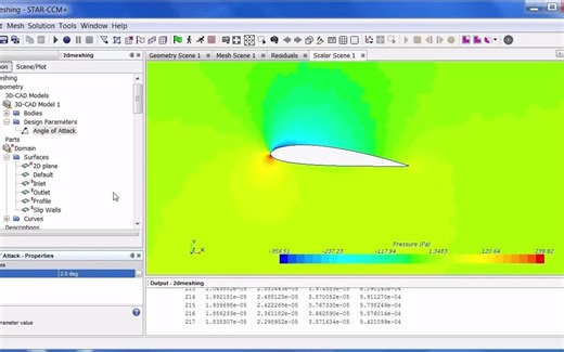 Star CCM+ 二维翼型快速网格划分与计算