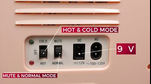 Pink Mini Skincare Fridge - 10 Liter - Compact Portable Beauty Fridge for Bedroom, Office, Dorm, Car - Cooler and Warmer Great for Skincare & Cosmetics