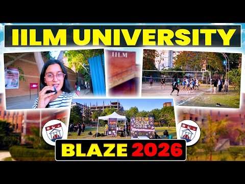 IILM University Greater Noida - BLAZE Sports Event 🔥| Campus Tour | Direct Admission | Coupon Code