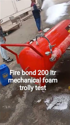 B Class ( AFFF) Foam 200 Liter Fire Extinguisher | Mechanical foam extinguisher #fire #shorts