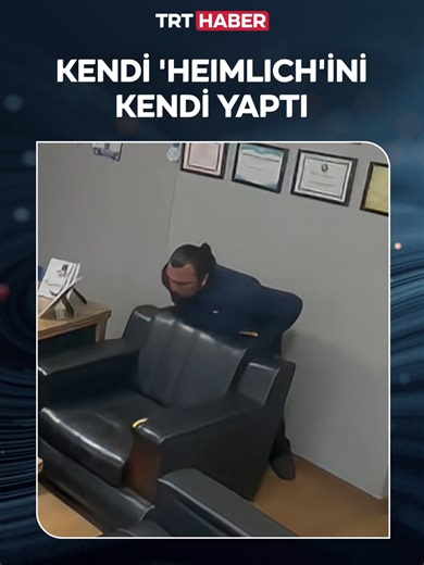 Osmaniye'de Sağlık Çalışanının Heimlich Manevrası