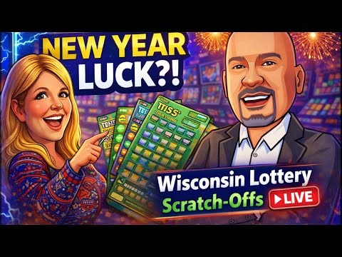🎉 NEW YEAR, NEW WINS?! 😳 Wisconsin Lottery Scratch-Offs LIVE!