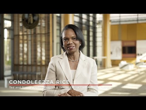 Hoover Institution Director Condoleezza Rice on the Institution's Purpose and Values