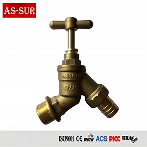 [Hot Item] High Quality 1/2 Inch Brass Bibcock Hose Cock with Hose Nipple Bb2001